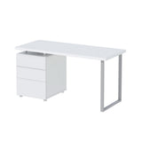 Artiss Computer Desk Drawer White 140cm