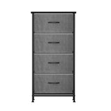 Artiss Chest of 4 Drawers Storage Dresser Tallboy - Grey