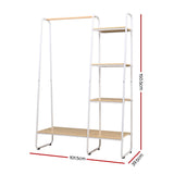 Wardrobe Clothes Rack Airer Coat Stand 150cm
