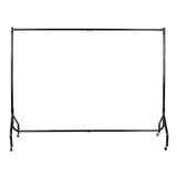 Clothes Rack Airer Coat Stand 6FT Rail with Wheels