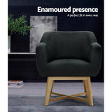 Aston Tub Chair Armchair - Charcoal