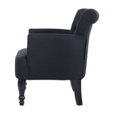 Maddy French Lorraine Chair Retro Wing - Black