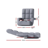 Maria Floor Chair Lounge Sofa Swivel - Grey