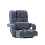 Maria Floor Chair Lounge Sofa Swivel - Charcoal