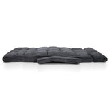 Margaret Adjustable Lounger with Arms - Charcoal