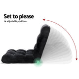 Marget Chaise Futon Folding Floor Sofa Bed Recliner - Black