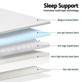 Akira 25cm Memory Foam Mattress Cool Gel Non Spring Comfort - Single