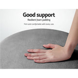 Round Velvet Ottoman Foot Stool Foot Rest Pouffe Padded Seat Footstool