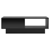 Ianthe LED Lights Coffee Table - Black