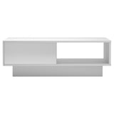 Ianthe LED Lights Coffee Table - White