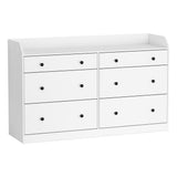 Artiss 6 Chest of Drawers - White