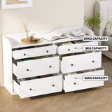 Artiss 6 Chest of Drawers - White