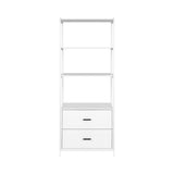 Artiss Bookshelf Display Shelf 2 Drawers 152cm White