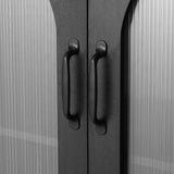 Daniel Buffet Sideboard Cupboard Cabinet - Black
