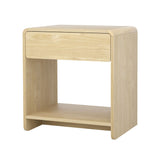 Winnipeg Wooden Bedside Table - Pine