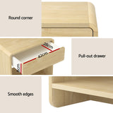 Winnipeg Wooden Bedside Table - Pine