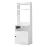 Estevan Wooden Bedside Table - White