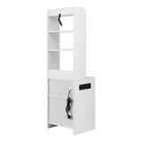 Estevan Wooden Bedside Table - White