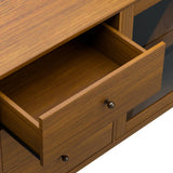 Stephen Buffet Sideboard Glass Doors - Oak