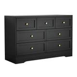 Artiss 7 Chest of Drawers Dresser Table - Black