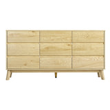 Artiss 9 Chest of Drawers Tallboy Cabinet - Pine