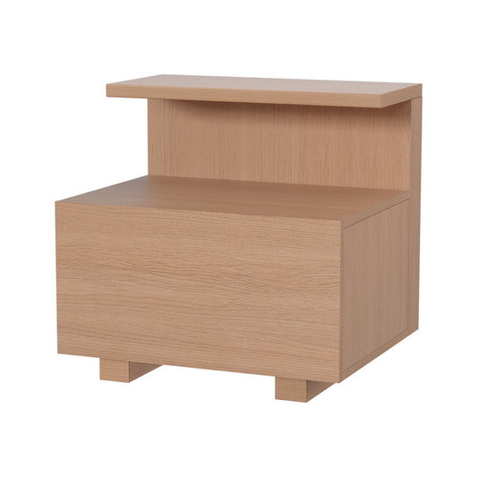Manitoba Wooden Bedside Table with 1 Drawer - Pine