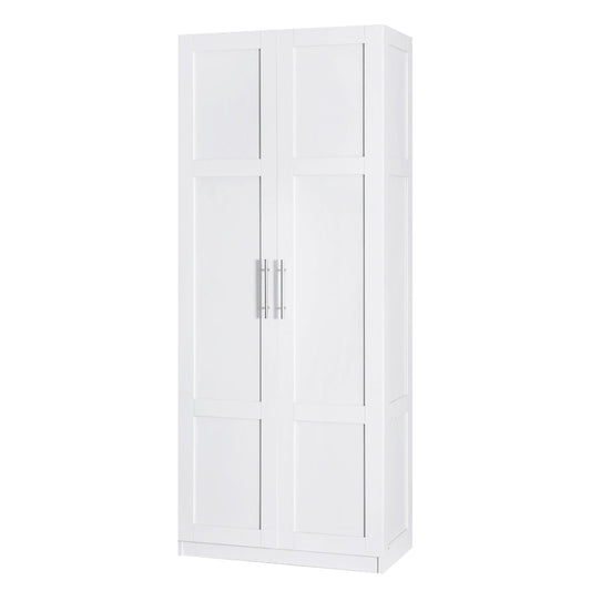 2 Door Buffet Sideboard Cupboard Cabinet Pantry - White