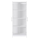 2 Door Buffet Sideboard Cupboard Cabinet Pantry - White