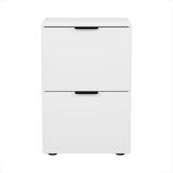 Artiss Filing Cabinet Files Storage Office Shelves File Organiser White 2 Drawer