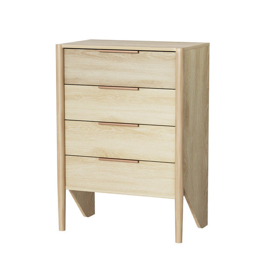 Artiss 4 Chest of Drawers Tallboy - Pine