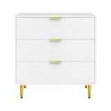 Artiss 3 Chest of Drawers Lowboy Cabinet - White