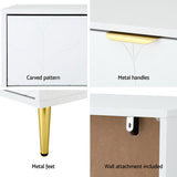 Artiss 3 Chest of Drawers Lowboy Cabinet - White