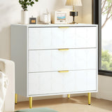 Artiss 3 Chest of Drawers Lowboy Cabinet - White