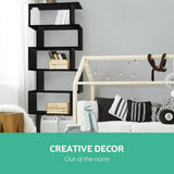 Artiss Bookshelf 6 Tiers - Riva Black