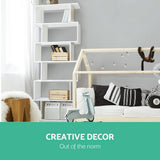 Artiss Bookshelf 6 Tiers - Riva White