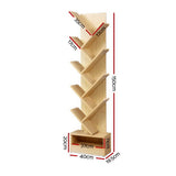 Artiss Tree Bookshelf 9 Tiers - Echo Oak