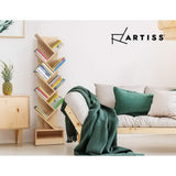 Artiss Tree Bookshelf 9 Tiers - Echo Oak