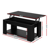 Icarion Coffee Table Lift-top - Black