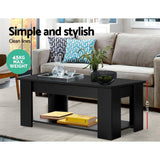 Icarion Coffee Table Lift-top - Black