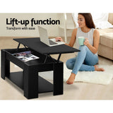 Icarion Coffee Table Lift-top - Black