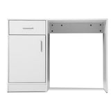 Artiss Computer Desk Drawer Cabinet White 100cm