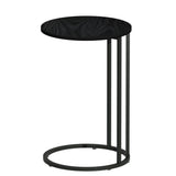 Ixiona Side End Table Round - Black