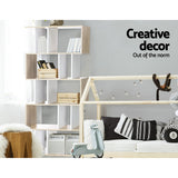 Artiss Bookshelf 5 Tiers - Rita White And Oak