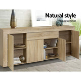 Caius Wooden Buffet Sideboard - Oak