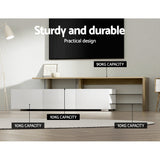 Arvid 180cm TV Cabinet Entertainment TV Unit Stand Furniture With Drawers - Wood