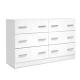 Artiss 6 Chest of Drawers - White