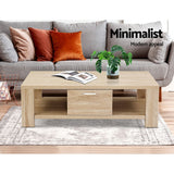 Ilias Coffee Table with 1 Drawer - Oak