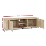 Davin 160cm TV Cabinet Entertainment Unit - Pine