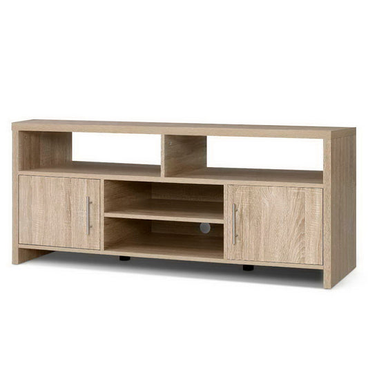 Savea 140cm TV Cabinet Entertainment Unit Stand Storage Shelf Sideboard - Oak