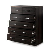 Artiss 6 Chest of Drawers - Walnut